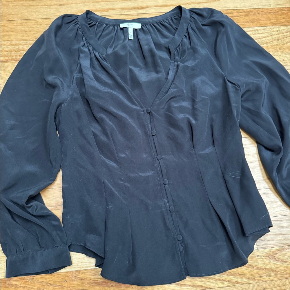 Joie black long sleeve top